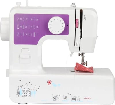 Elektrische Naaimachine - Mini Naaier - Kleding Maken - Dubbele Lijn Snelheid - 10x10x10 mm - One Color