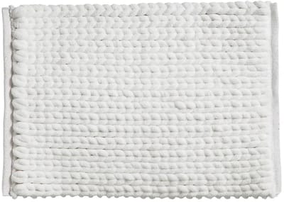 5Five extra dikke kabels Badmat - wit - 50 x 75 cm - Badkamer kleedjes - dikte van 2.2 cm