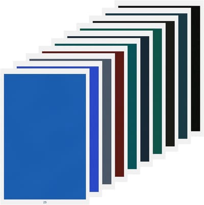 Creatorally Graveerpapier - 10 stuks -10 kleuren - Laser Papier voor Glas te Graveren - Graveer laser transfer papier - 27x39 cm - materiaal voor lasergravure - papier voor lasermarkering, kleuring van niet-metalen materialen - Laser engraving paper