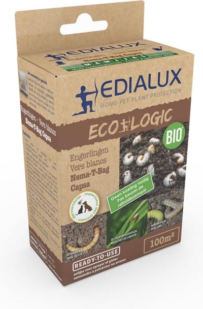Edialux Nematoden tegen engerlingen Nema-T-Bag Capsa - 100 m²