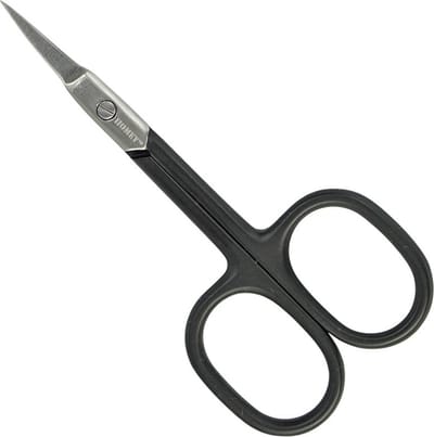 Homey's nagelschaar - 9cm - gebogen extra spitse punt - RVS - satin