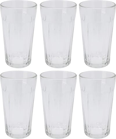 Excellent Houseware longdrinkglazen - 6x - 350 ml - sap/water/mix/drinkglazen