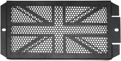Motorfiets Radiatorbeschermer - Beschermhoes Grille - Onderdelen Beschermen - Vliegende Steen Bescherming - 10 x 10 x 1 cm - Zwart