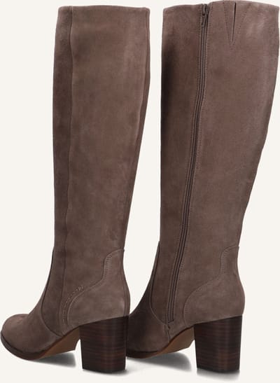 Omoda 2259-08 Laarzen - Suède - Dames - Taupe - Maat 38