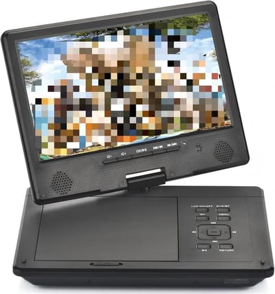 Draagbare dvd-speler - Mobiele cd-speler - Films Kijken Onderweg - HD Schermweergave - 101 inch - Niet gespecificeerd