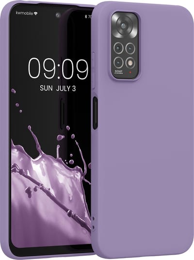 kwmobile telefoonhoesje geschikt voor Xiaomi Redmi Note 11 / Note 11S - Hoesje voor smartphone - Back cover in violet lila