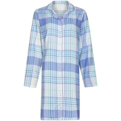 Rebelle - Nachthemd - Frozen Sky - Katoen - Flanel - Blauw - Maat 36