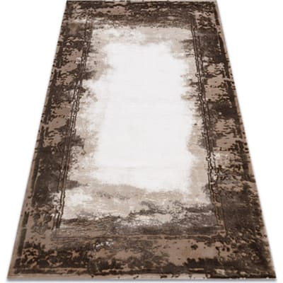 Kleden Rugsx Tapijt ACRYL VALS 036 Kader gewreven ivoor 100x200 cm
