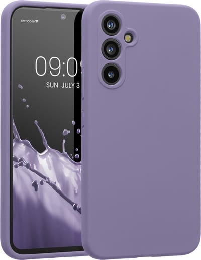 kwmobile telefoonhoesje geschikt voor Samsung Galaxy A54 5G - TPU backcover met siliconen coating - Smartphone case in violet lila
