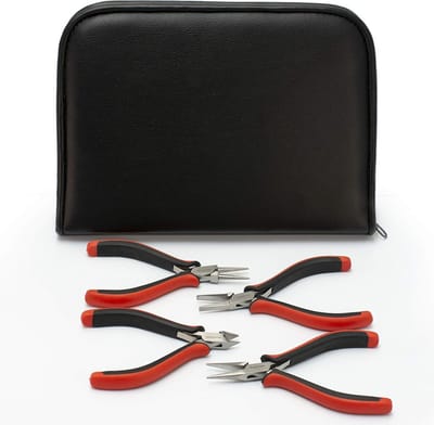 Sieraden Tangen Set - Knutsel Gereedschap - Sieraden Maken - Ergonomische Handgrepen - 4 Delig - Geel