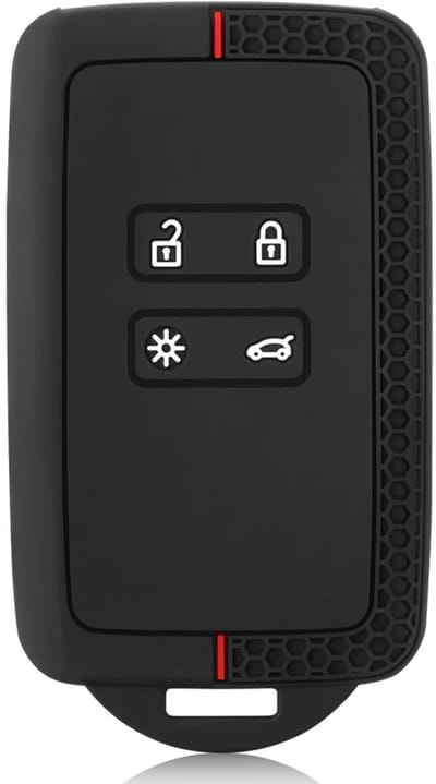 longziming -Autosleutel hoesje - TPU Sleutelhoesje - Sleutelcover – Beschermhoes voor Autosleutel – Krasbestendig, Waterafstotend en Perfecte Pasvorm – Zwart