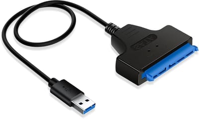 SATA naar USB 3.0 adapterkabel voor 2,5 inch harde schijven - Gegevensoverdracht tot 5 Gbps