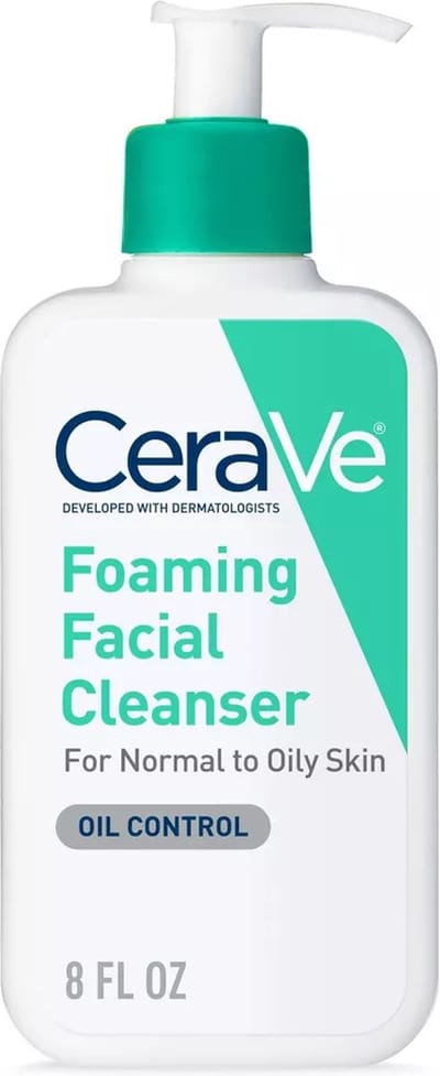 CeraVe Foaming Facial Cleanser for Normal to Oily Skin Reinigingsgel - normale tot vette huid - 237ml