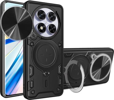 Hoesje geschikt voor Xiaomi Redmi Note 14 Pro 5G / Xiaomi Poco X7 - Techsuit CamGuard Pro Back Cover - Zwart