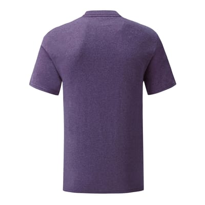 Fruit of the Loom Heren Iconic 150 Heather T-Shirt (Heide Paars)