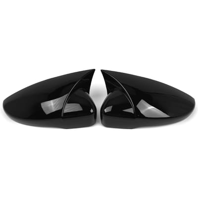 2 stuks Zijspiegelkap Deurvleugel Spiegelkap Vervanging voor VW CC 2009-2017 EOS 2009-2016 zwart