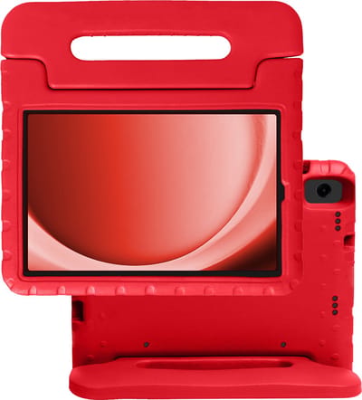 Hoes - Geschikt voor Samsung Galaxy Tab A9 - Kinderhoes Shockproof Bumper - Kidsproof Case - Tablet Hoesje - Kinder Hoes Cover - Rood