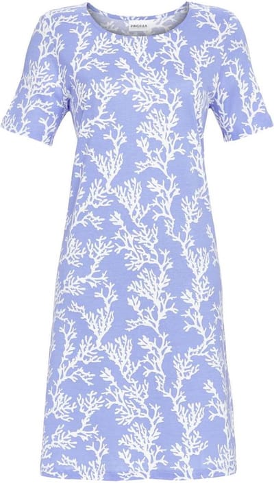 Ringella – Skin Flatter – Nachtkleed – 5211025 – Malibu Blue – Maat 44