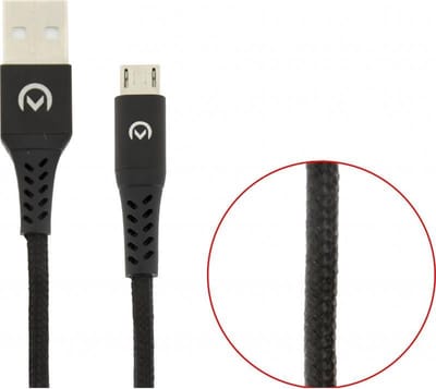 USB 2.0 Kabel USB A Male - Micro-B Male 2 m Zwart
