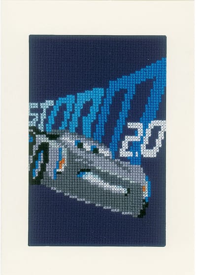Vervaco - Wenskaart kit - Disney Cars set van 3 - PN-0168588 - Borduren - Borduurpakket - Borduurpakket volwassenen - Borduurpakket kind