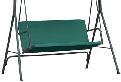 FEROCITY - Vervangende schommelstoelbekleding voor schommelbank - 2/3 zits - Alleen het doek - Waterafstotend - Duurzaam - 113 x 168 cm - Cordura - Groen