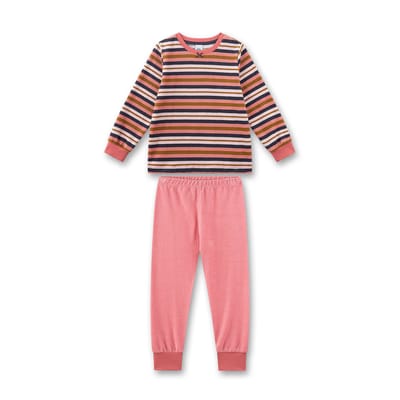 Sanetta Pyjama Pyjama Streifen lang Frottee Set van 1