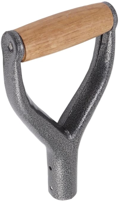 Dailygoods- Schophandvat Ergonomisch - Vervangend Spadehandvat - Y-vormig Ontwerp - 23x12 cm - 3,1 cm Binnendiameter - Geschikt voor Tuingereedschap