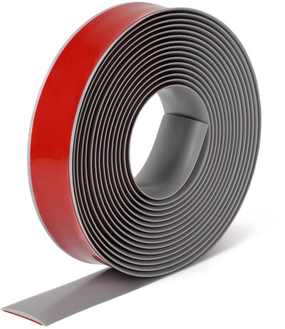 Dailygoods- Overgangsprofiel Zelfklevend 6 m - Dilatatieprofiel - Overgangsprofiel Aluminium - 4 cm Breed - 3.5 mm Hoog - Veiligheid tegen struikelen - Vloerprofiel