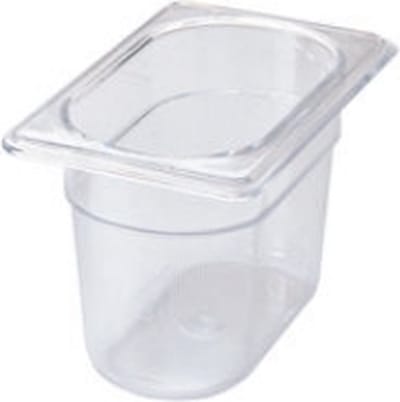 Rubbermaid 101P Rechthoekig Pan 0,8 l Transparant 6 stuk(s)