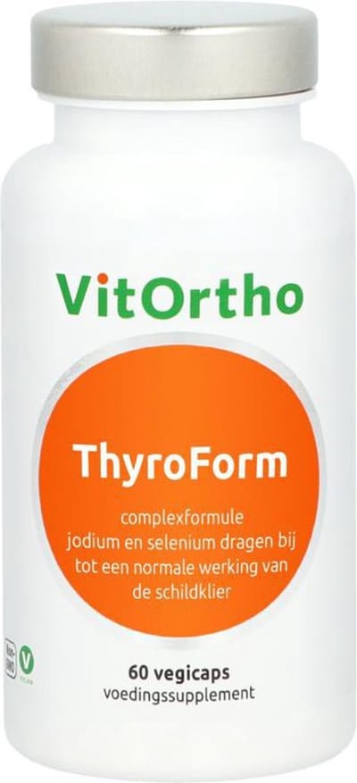 VitOrtho ThyroForm 60 Vegetarische capsules