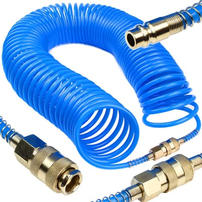 Luchtslang - Compressor Slang - Spiraalslang - Persluchtslang - 10 m ( 6mm x 8mm PE )