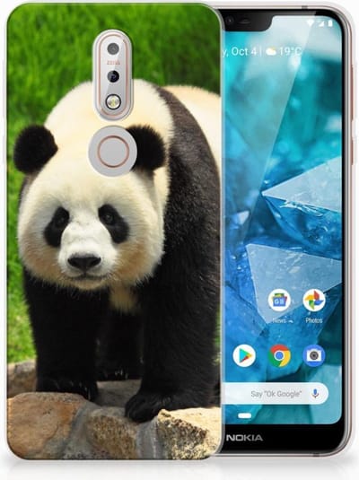 Nokia 7.1 TPU Hoesje Panda