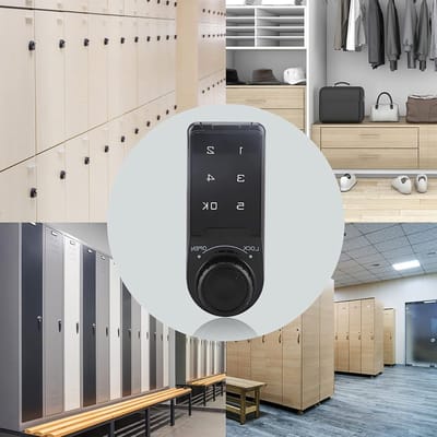 Duurzame combinatiehangslot van zinklegering met sleutel voor optimale veiligheid en gebruiksgemak (maat 30)
