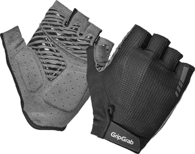 GripGrab - Expert RC Max Korte Vinger Zomer Fietshandschoenen met Padding - Zwart - Unisex - Maat XS