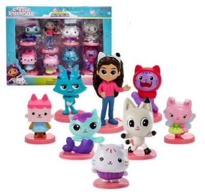 Gabby's Dollhouse The Movie Poppetjes - Figuren set met 10 poppen - Vanaf 3 jaar