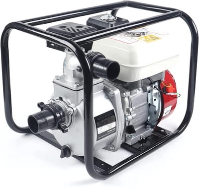 Waterpomp - Krachtige pomp - Water verplaatsen - 65 pk motor - 9510 GPH - Zilver