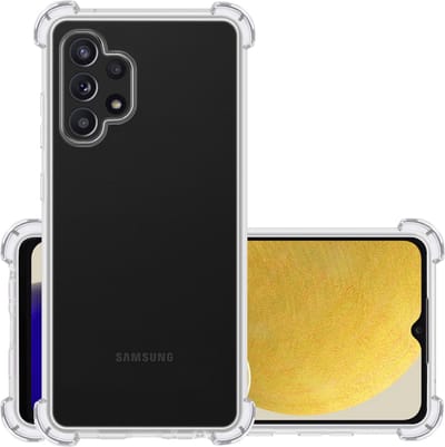 Hoesje - Geschikt voor Samsung Galaxy A13 4G - Sterk & Shockproof - Siliconen Case - Back Cover - Telefoon Hoes Shock Proof - Transparant