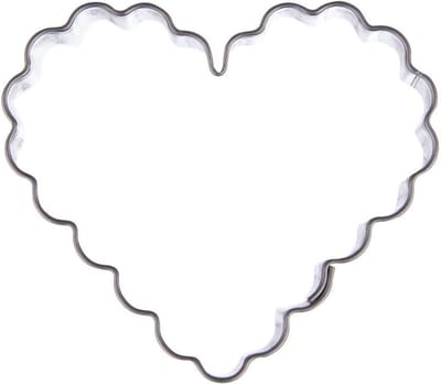 Koekjessnijder Edelstaal Hart 5 cm - Vormen - Uitsteekvorm - Cookie - Cutter - Uitsteekvormpjes - Koekjes - Bakken