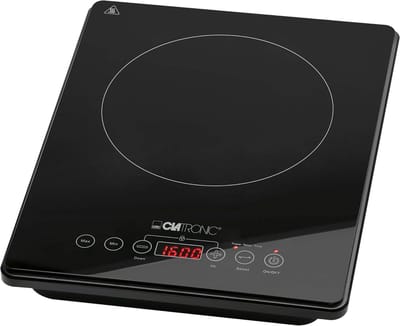 Inductiekookplaat 2000W | Sensor touch bediening | Automatische panherkenning | Voor buiten en kamperen