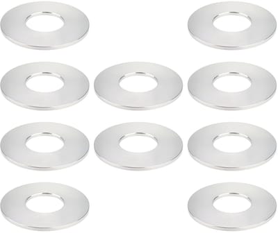 Dailygoods- Pakkingen 10 Stuks - Aluminium - 70x30x3mm - Geschikt voor Keukenkraan - Vervormingsbestendig - Corrosiebestendig - Afdichtringen