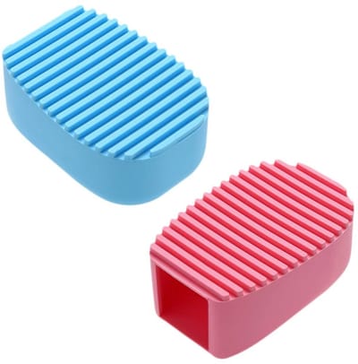 MTTproducts- Wasborstel - Siliconen Kledingborstel - Peeling Borstel - Huishoudelijke Wasborstel - Ondergoed/Schoenen - Set van 2