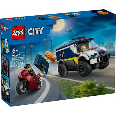 LEGO City - Politie Gevangenentransport Bouwpakket met Rollenspellen Speelgoed voor Kinderen - 60479