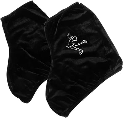 Schaats Covers - Boot Protectors - Schoenen Beschermen - Slijtvast Polyester - 24 x 18 cm - Zwart