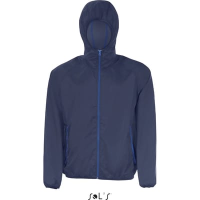 SOL'S Unisex Windbreaker Shore L946 - Navy/Royal Blue 241 - L