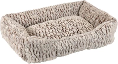 Flamingo Snoozzy - Mand Honden - Mand Snoozzy Rechthoekig Grijs/ Zwart 65x45x15cm - 1st - 120205 - 1st