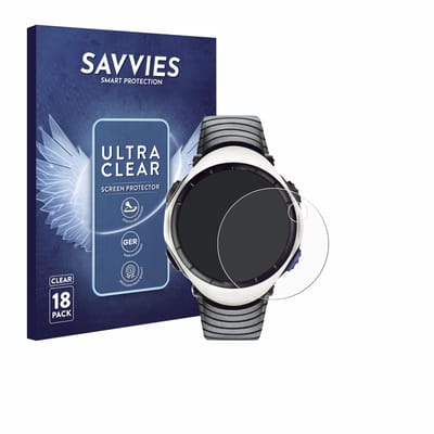 Savvies - Screenprotector voor Suunto Regatta - Folie Beschermfolie transparant 18 Stuks