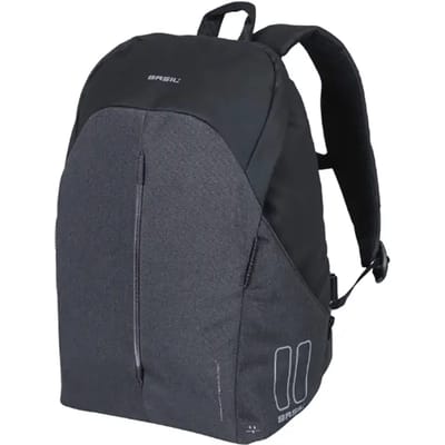 Basil B-Safe Commuter Fietsrugzak Nordlicht - Voor 13inch Laptop - Zwart - 13 Liter