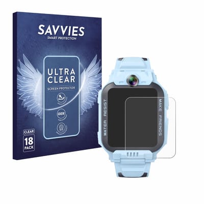 Savvies - Screenprotector voor Imoo Watch Phone Z7 - Folie Beschermfolie transparant 18 Stuks
