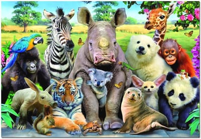 Hilarische Dieren Puzzel van 1000 Stukken - Klasset foto | Gemaakt voor Volwassenen 14+
