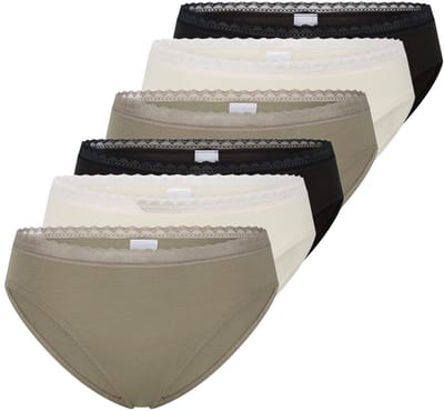 Schiesser Dames riosslip 6 pack Modern Multipacks